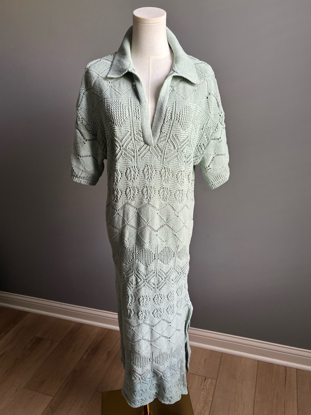 Free People Beach Islamorada Fauxchet Sweater Maxi Dress